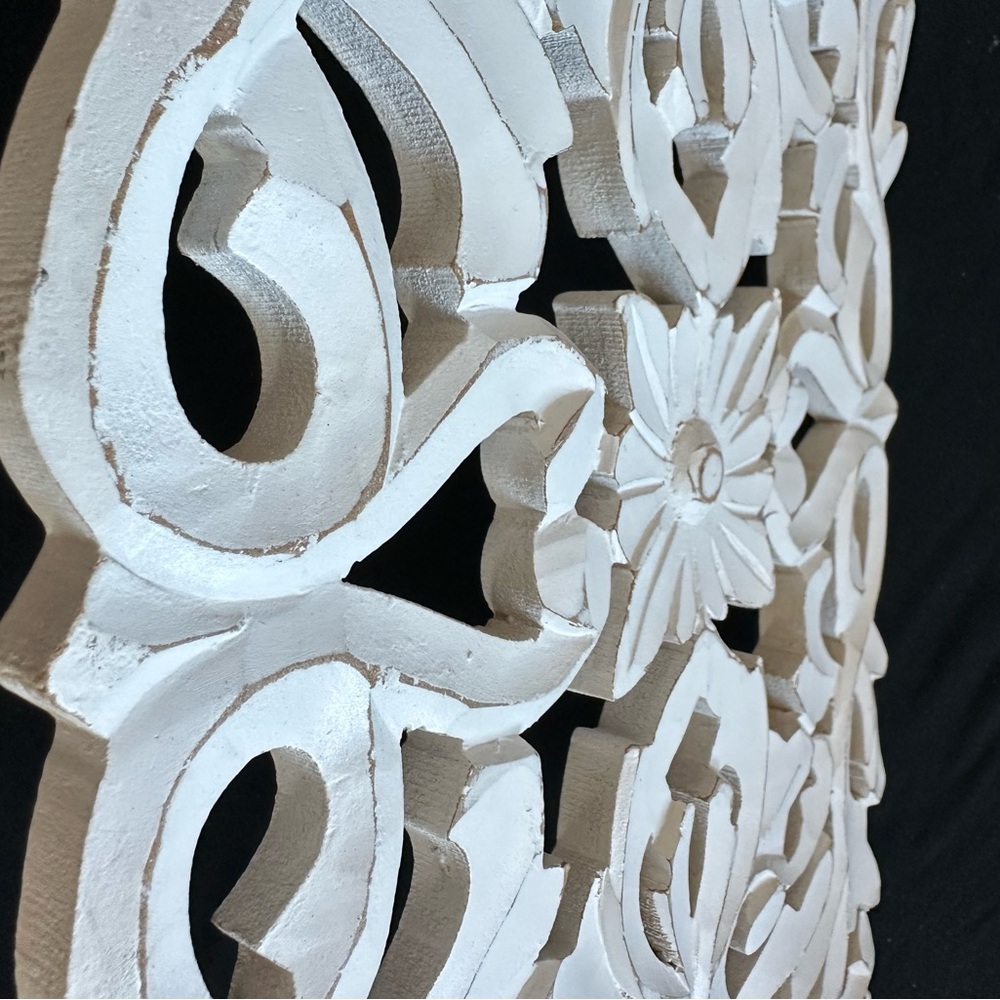 Intricate Cream Wall Art Panel - Picture 14 of 16
